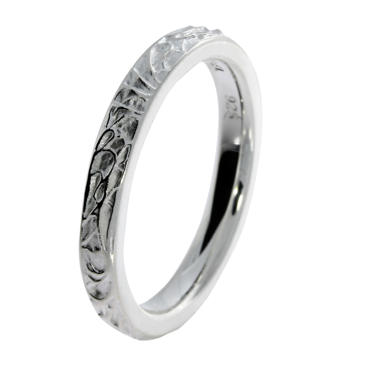 Partner Ring Silber Sloop 3 mm breit Ringweite 52