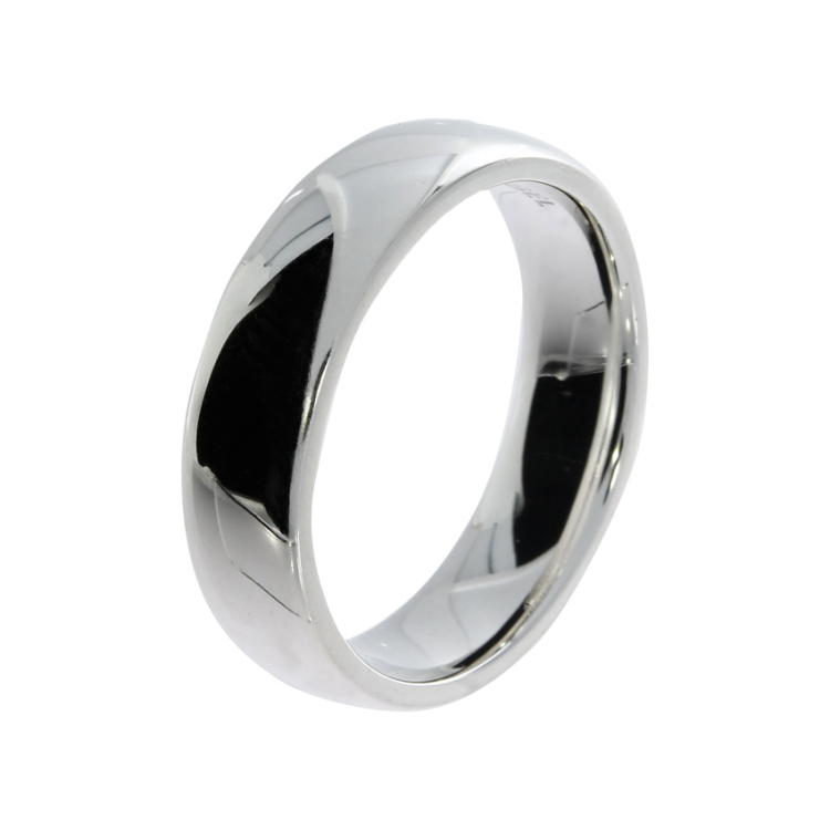 Partner Ring Silber matt 6 mm breit Ringweite 56