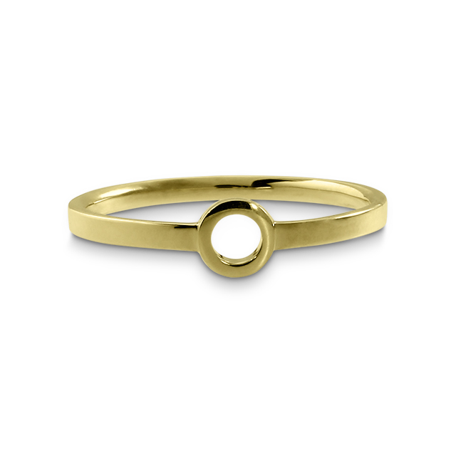 Ring Gold 585 Fleur du tube Ringweite 56