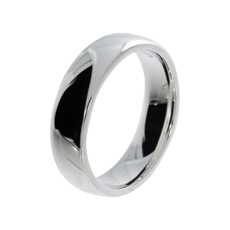 Partner Ring Silber matt 6 mm breit Ringweite 58