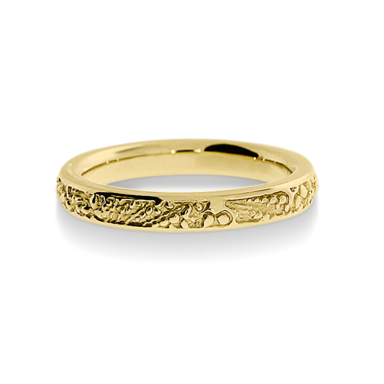 Ring Faun 3 mm 585 Gold Ringweite 58