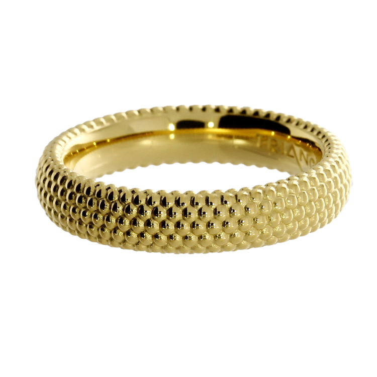 Ring Dots 585 Gelbgold 4 mm breit Ringweite 60
