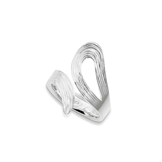 Ring Crease Schlaufe Silber 925 Ringweite 60