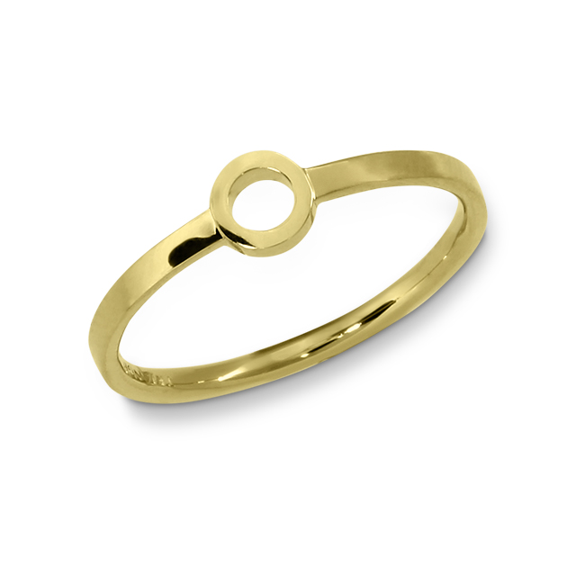 Ring Gold 585 Fleur du tube Ringweite 62
