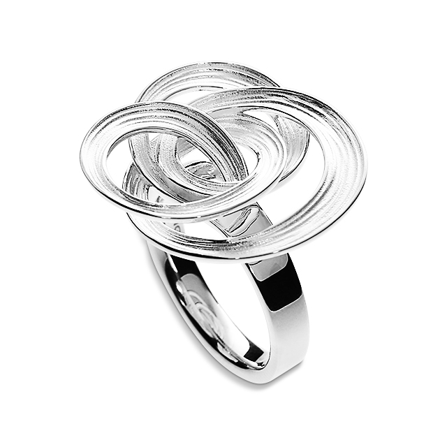 Ring Crease Silber Hullahup Ringweite 66