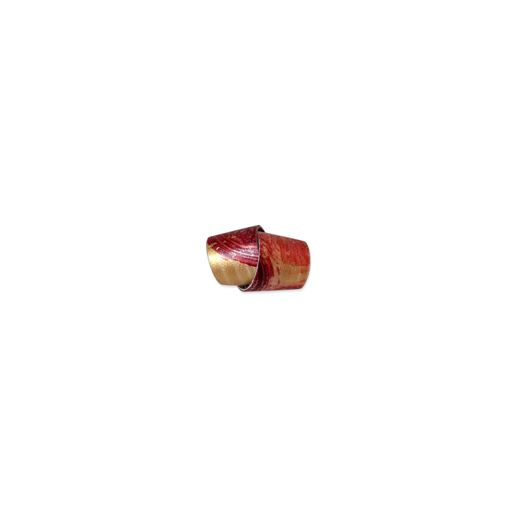 Anhänger Schleife klein 20 mm Rot/Gelb