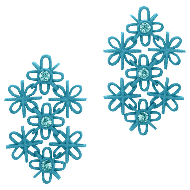 FABNORA Lace Anhänger Harbor Blue / Light Turqouise small Polyamid
