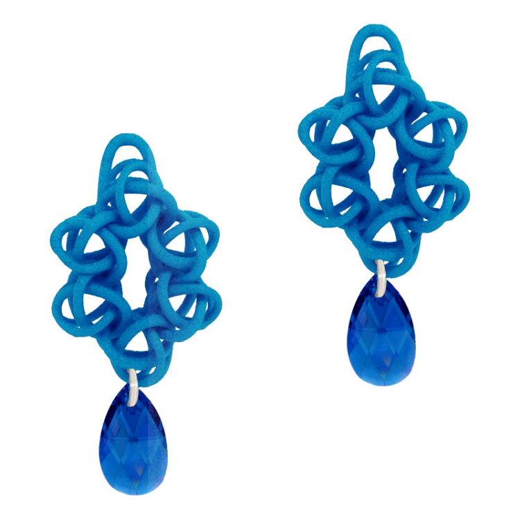 FABNORA Cosmos Anhänger Bright Blue / Sapphire small Polyamid