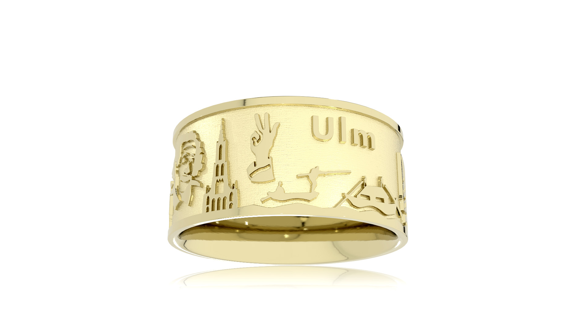 Stadtring Ulm 585 Gelbgold